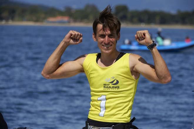 Piotr Myska, RSX Men - 2014 ISAF Sailing World Cup Hyeres © Franck Socha